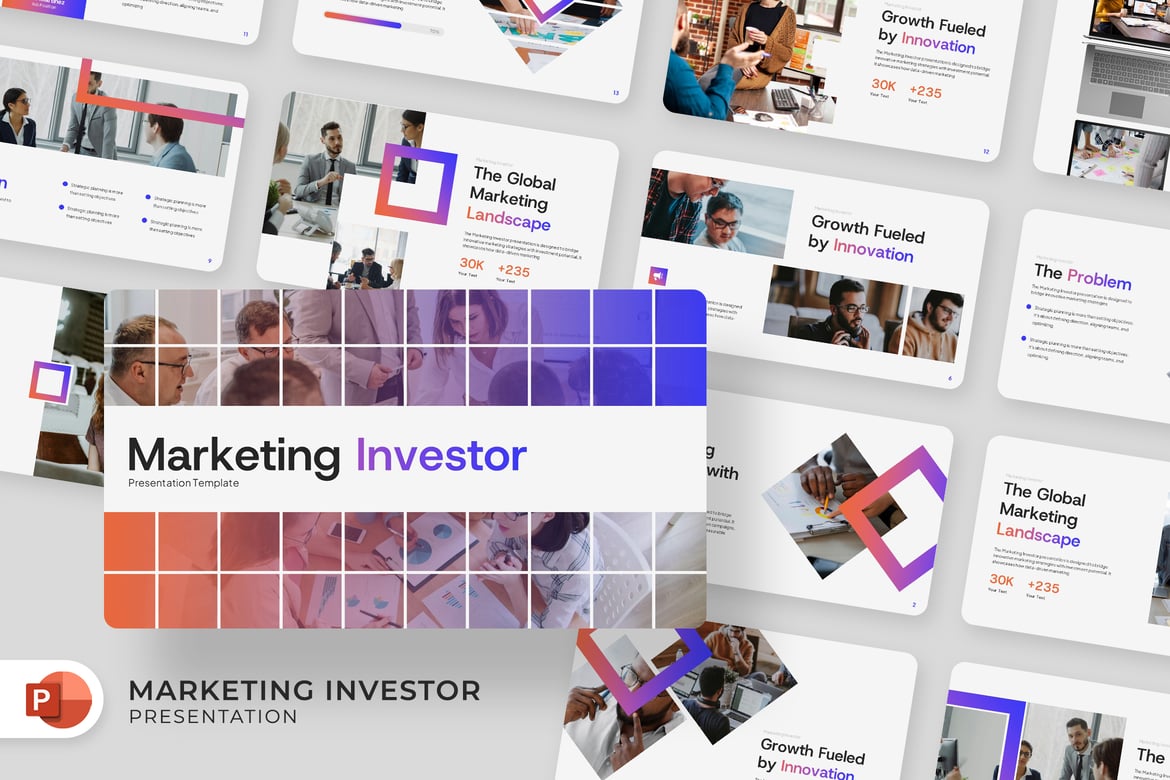 Template PowerPoint Pitch Deck untuk Investor Startup yang Menarik