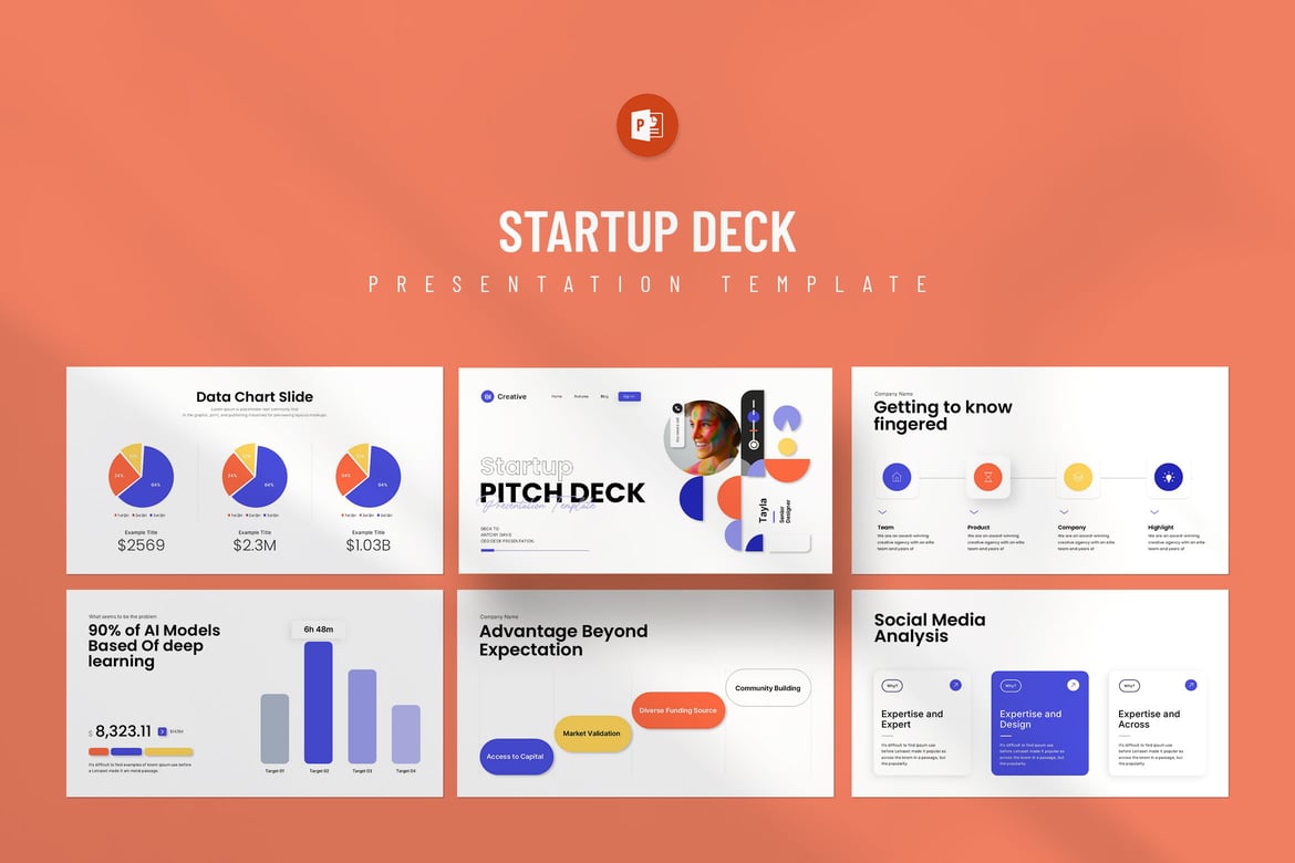 Template Presentasi Pitch Deck Startup yang Menarik