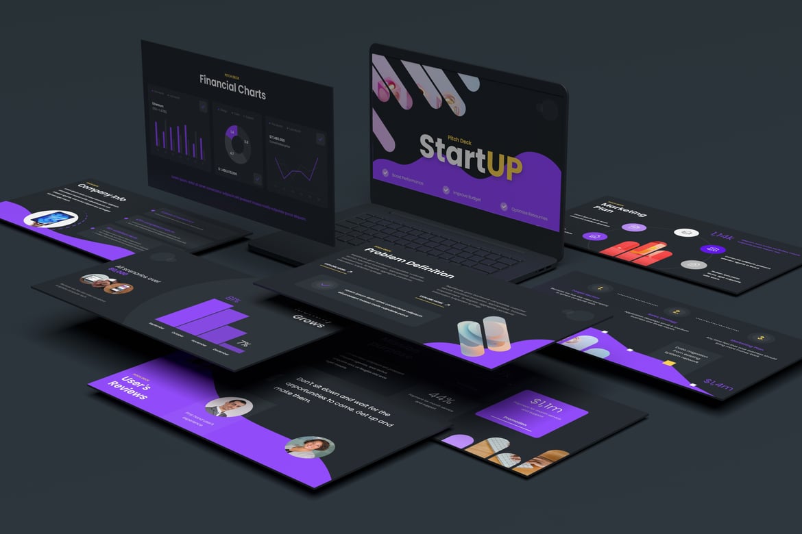 Template Presentasi Pitch Deck yang Menarik untuk StartUp Anda