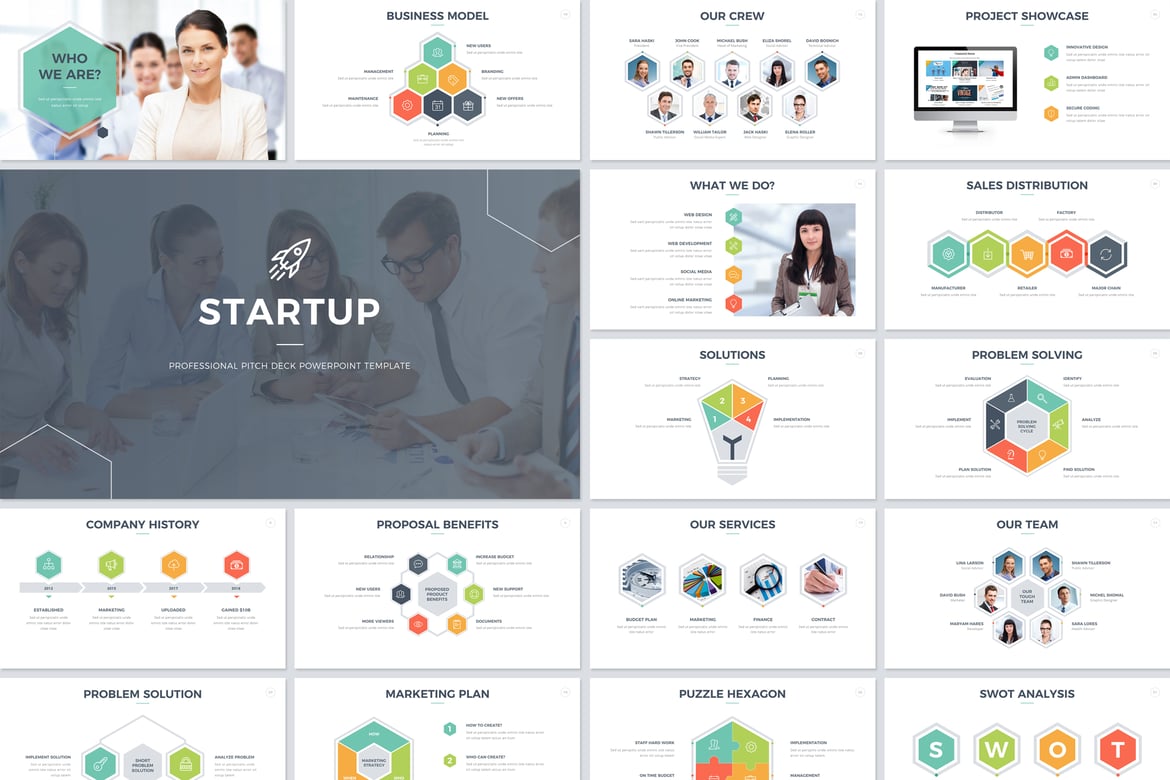 Template PowerPoint Pitch Deck Startup yang Menarik dan Profesional