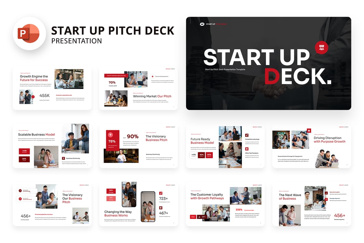 Template Presentasi Pitch Deck Startup yang Mengesankan