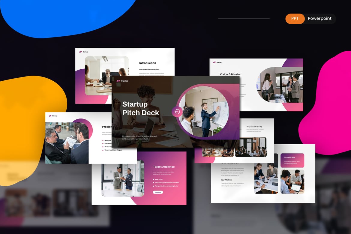 Template Presentasi Pitch Deck untuk Startup yang Menarik