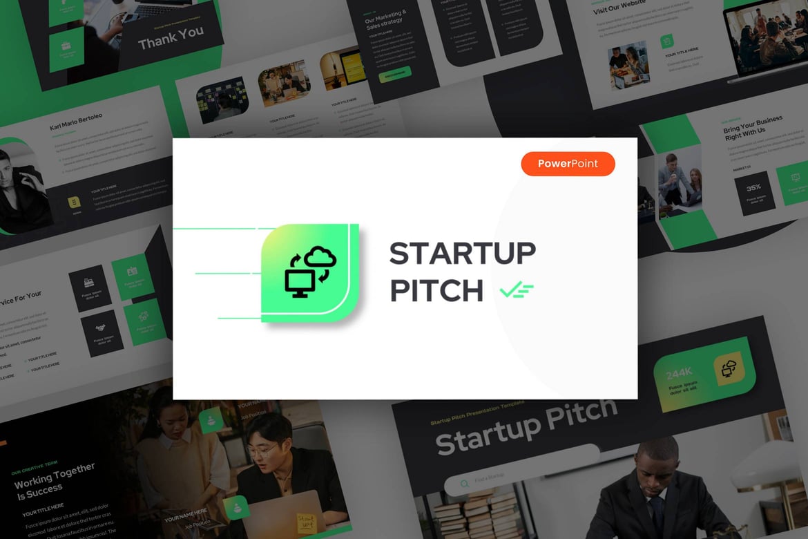 Template Presentasi Pitch Startup yang Menarik