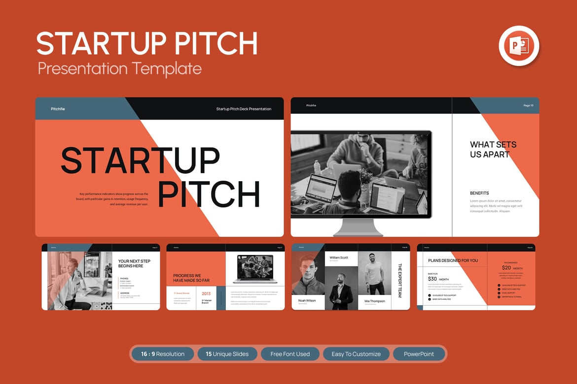 Template Presentasi Pitch Startup yang Menarik dan Profesional