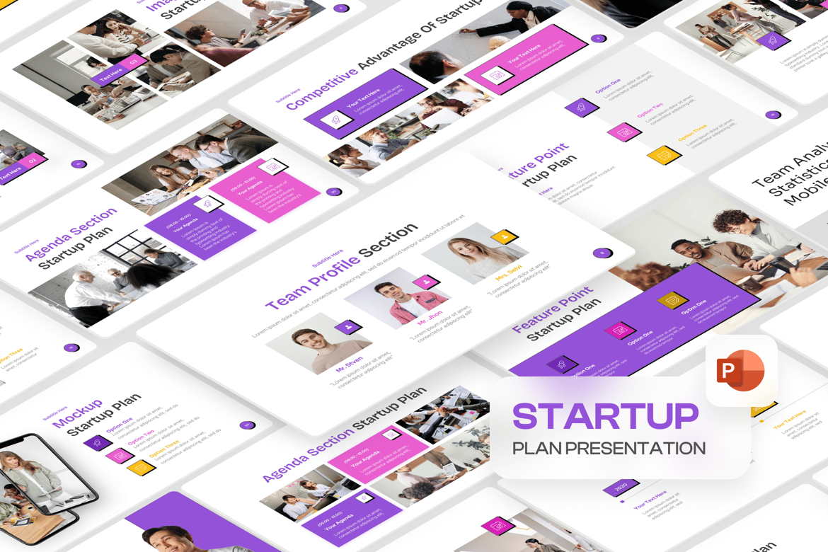 Template Presentasi Rencana Startup Modern
