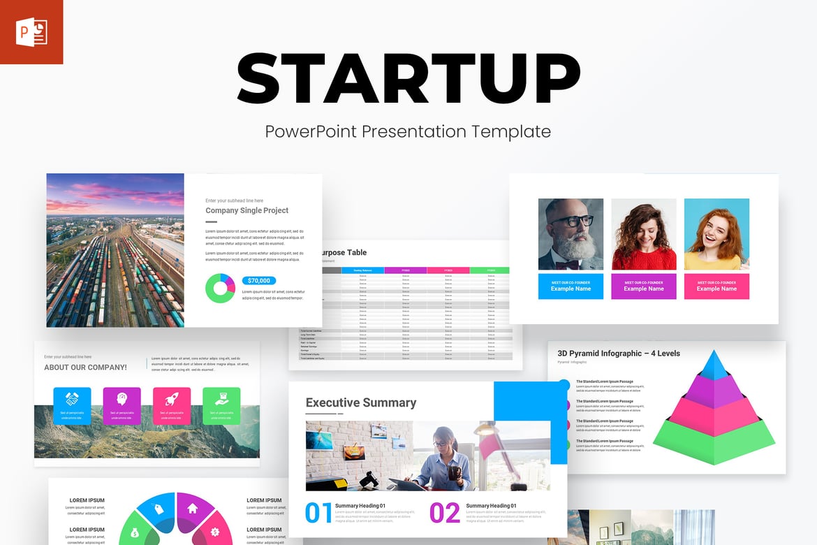 Template Presentasi PowerPoint untuk Startup yang Menarik dan Profesional