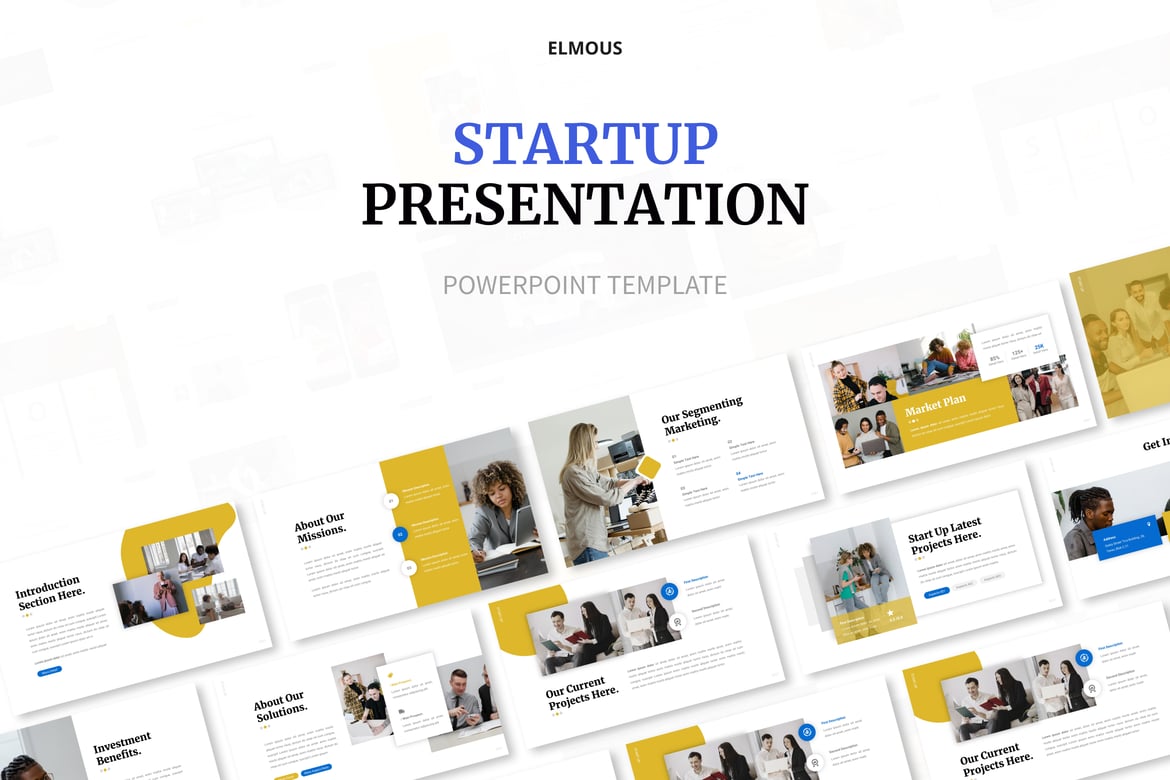 Template Presentasi Powerpoint untuk Startup yang Menarik