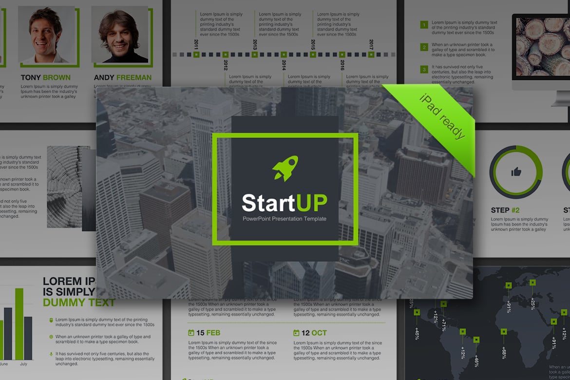Template PowerPoint StartUP yang Menarik dan Profesional
