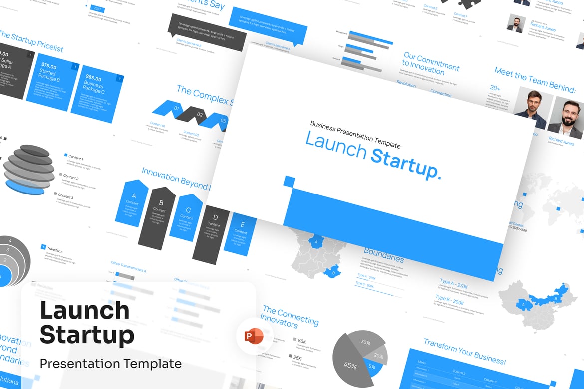 Template PowerPoint Startup yang Menarik dan Profesional