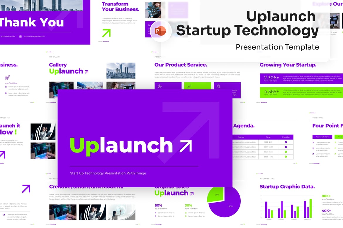 Template Presentasi Teknologi untuk Startup yang Menginspirasi