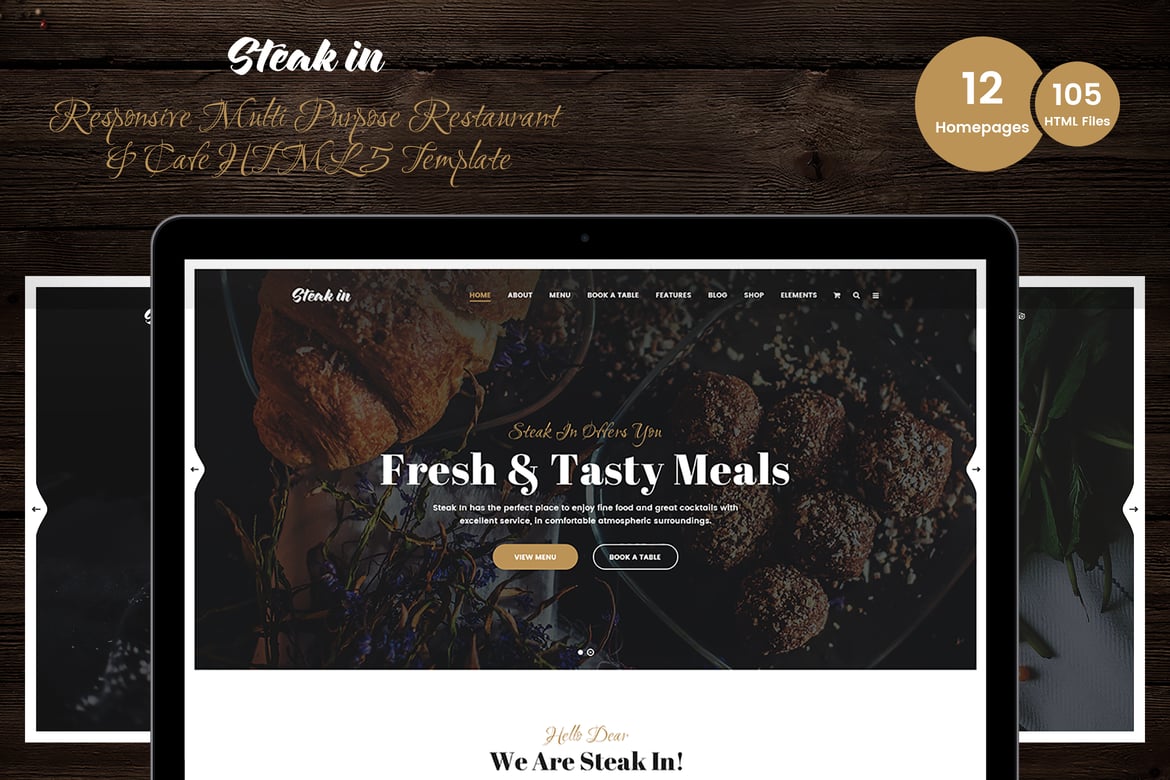Template Website Steak In - Solusi Modern untuk Restoran dan Kafe Anda