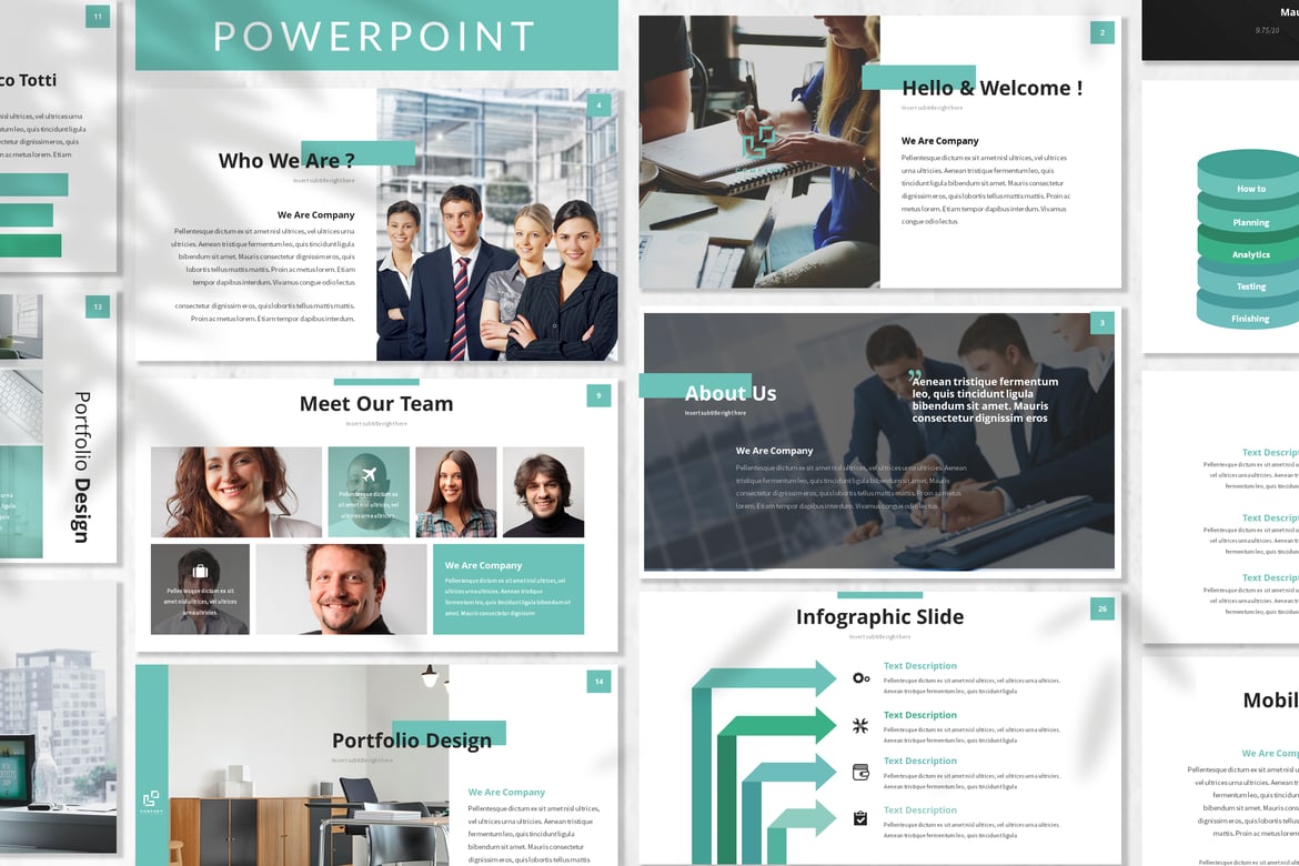 Stendarr - Template PowerPoint Bisnis Modern dan Profesional