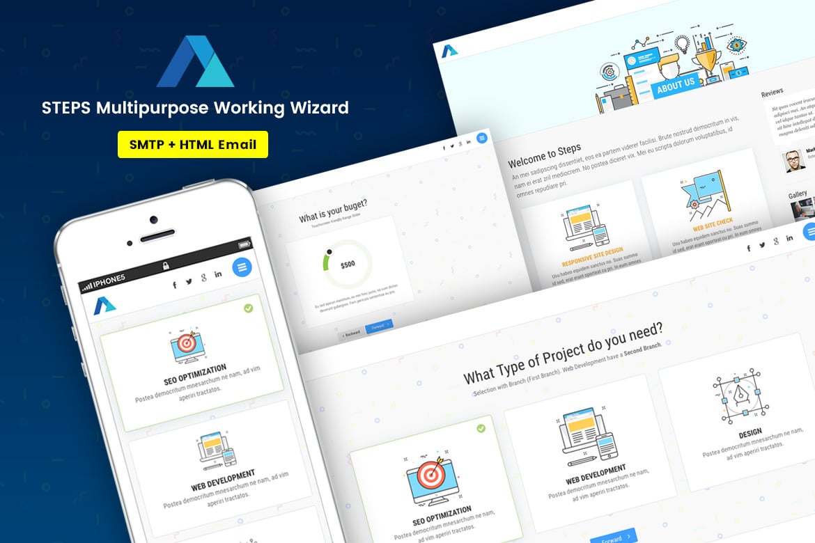 Template Website STEPS - Wizard Multifungsi dengan Dukungan Cabang