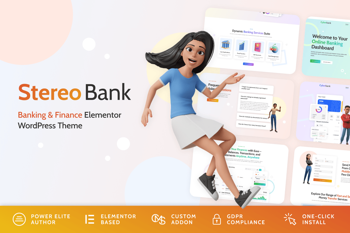 Tema WordPress Stereo Bank - Solusi Terbaik untuk Bisnis Keuangan Anda