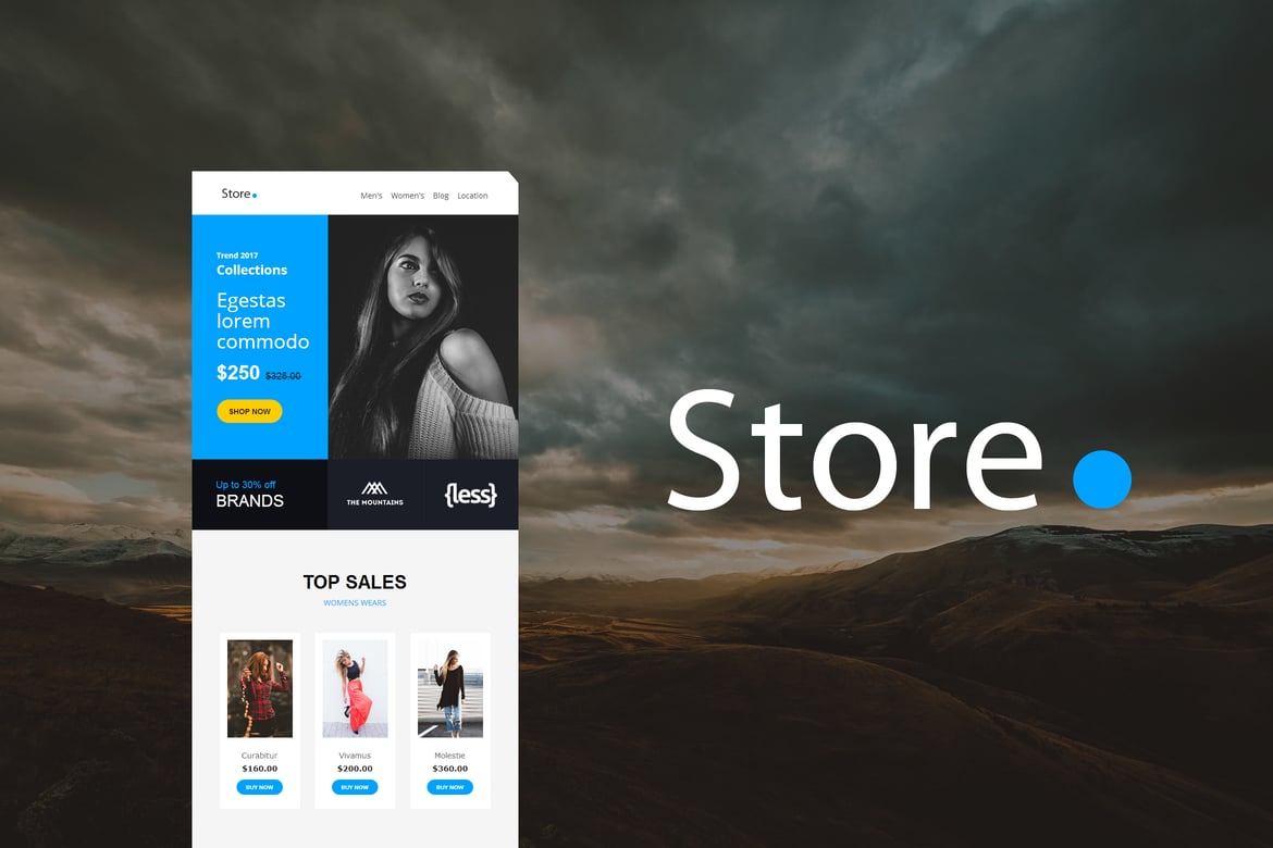 Template Email Responsif - Store Mail yang Modern dan Menarik