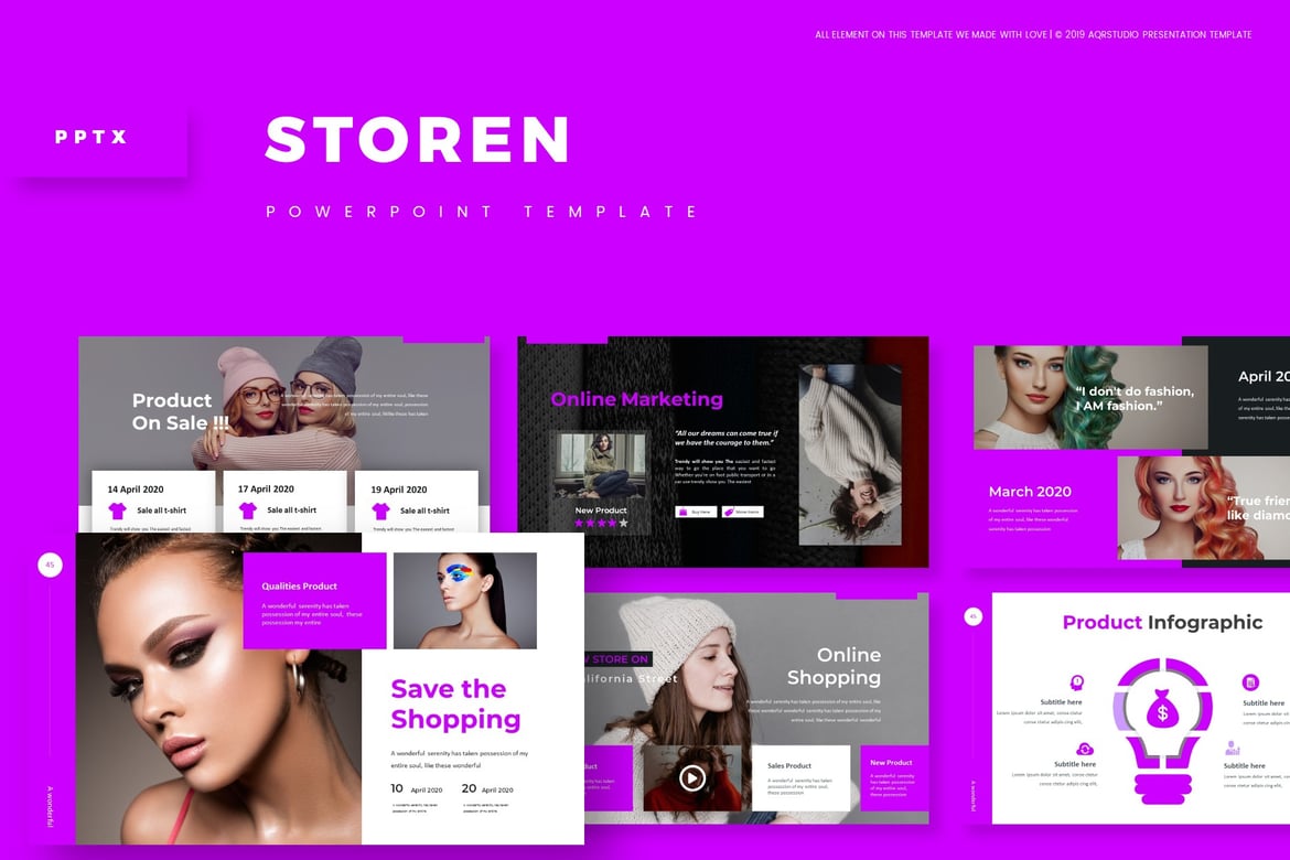 Template PowerPoint Storen - Solusi Presentasi Multifungsi