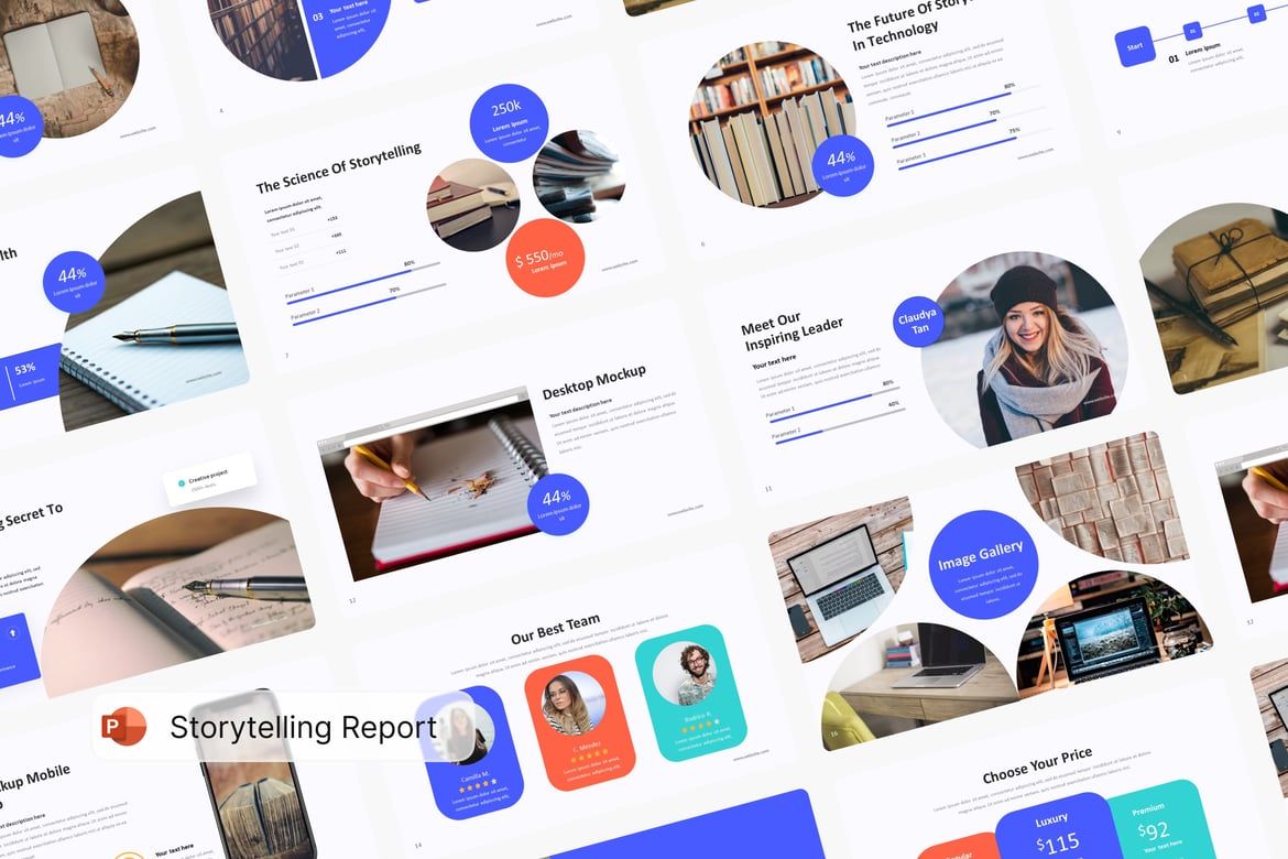 Template Presentasi PowerPoint yang Mempesona untuk Storytelling