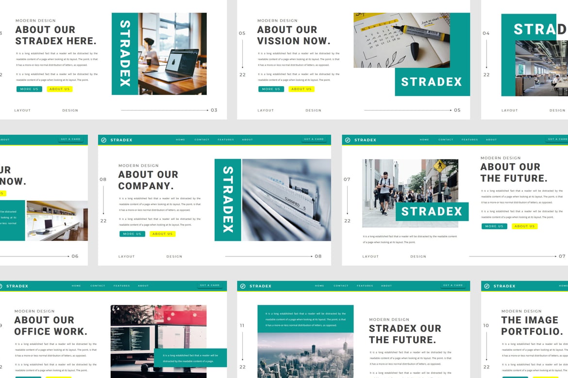 Template Powerpoint STRADEX yang Menarik dan Profesional