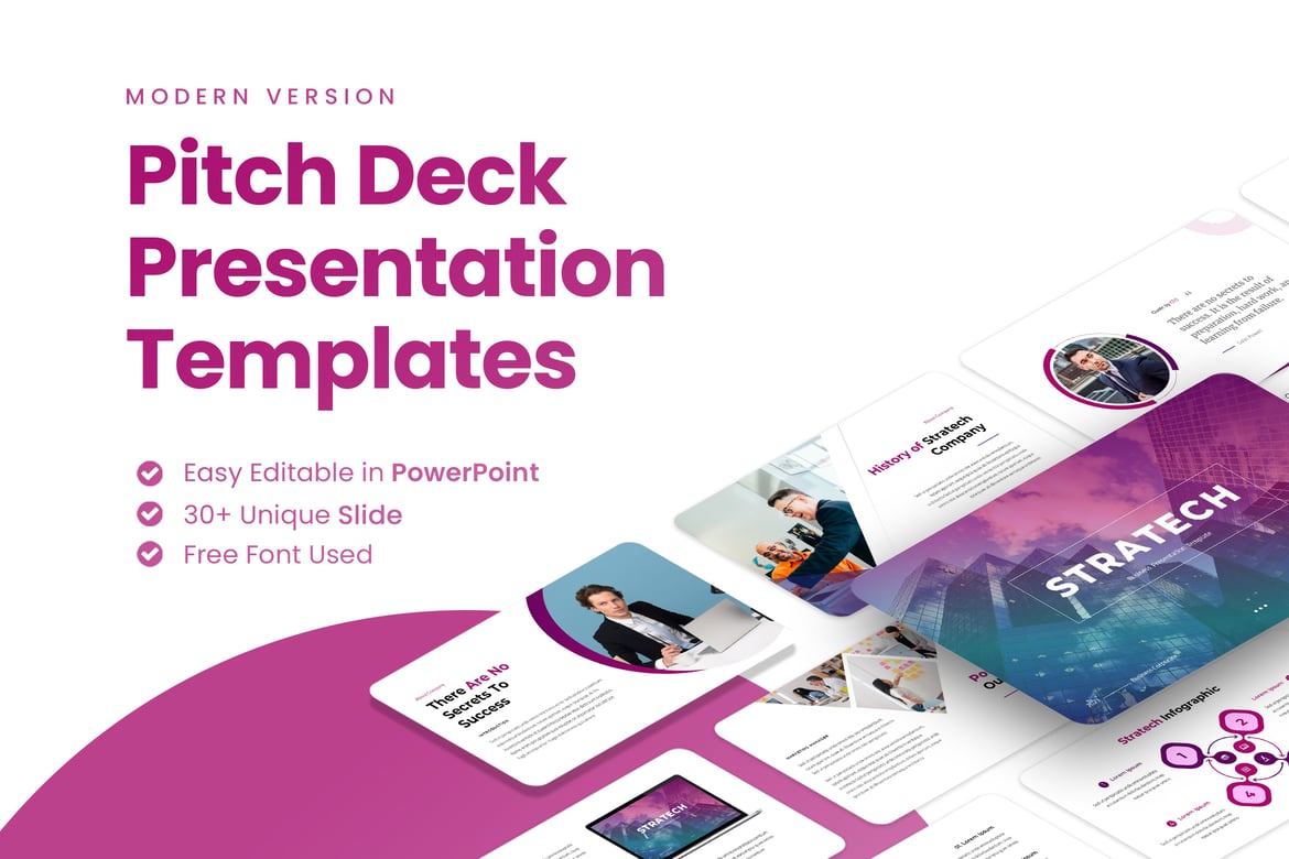 Stratech – Template PowerPoint Bisnis yang Modern dan Profesional
