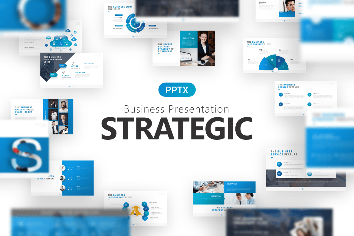 Template PowerPoint Strategis yang Menarik dan Profesional