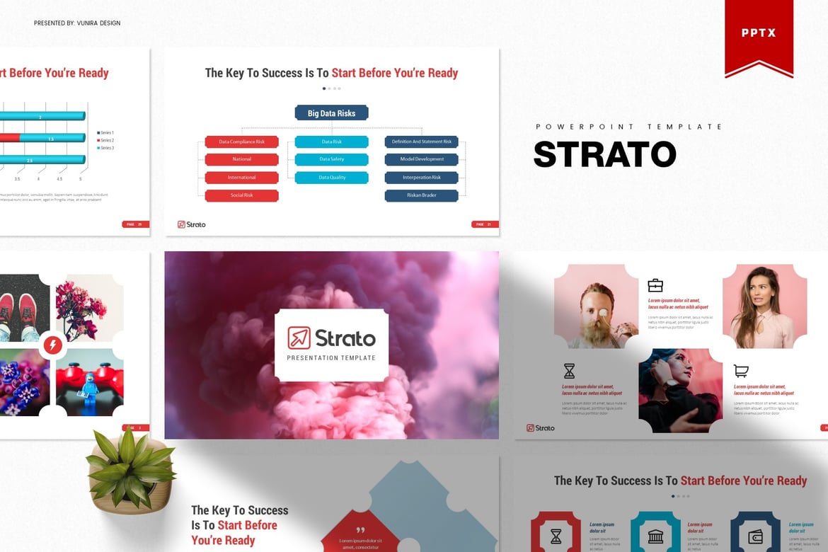 Template PowerPoint Strato: Solusi Presentasi Profesional