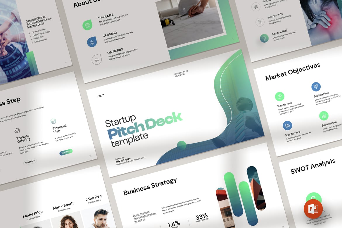 Template Presentasi Pitch Deck Startup yang Menarik dan Profesional