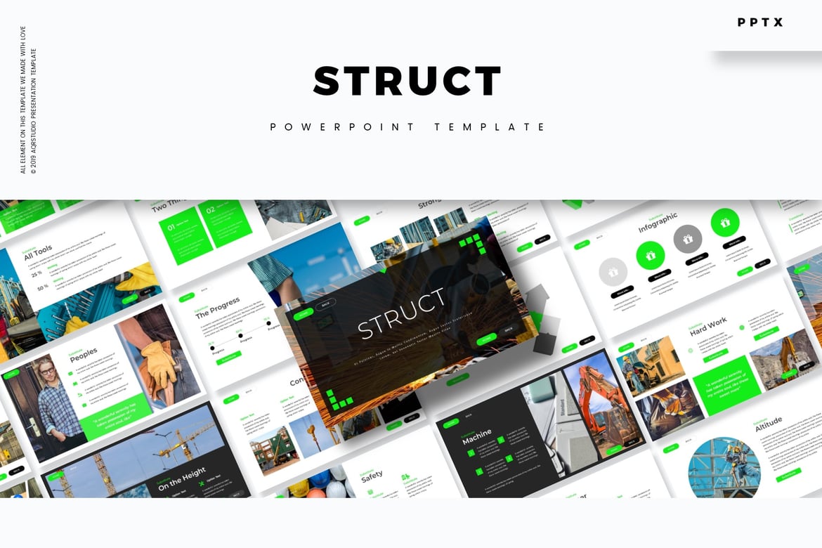 Struct - Template Powerpoint Serbaguna yang Menarik