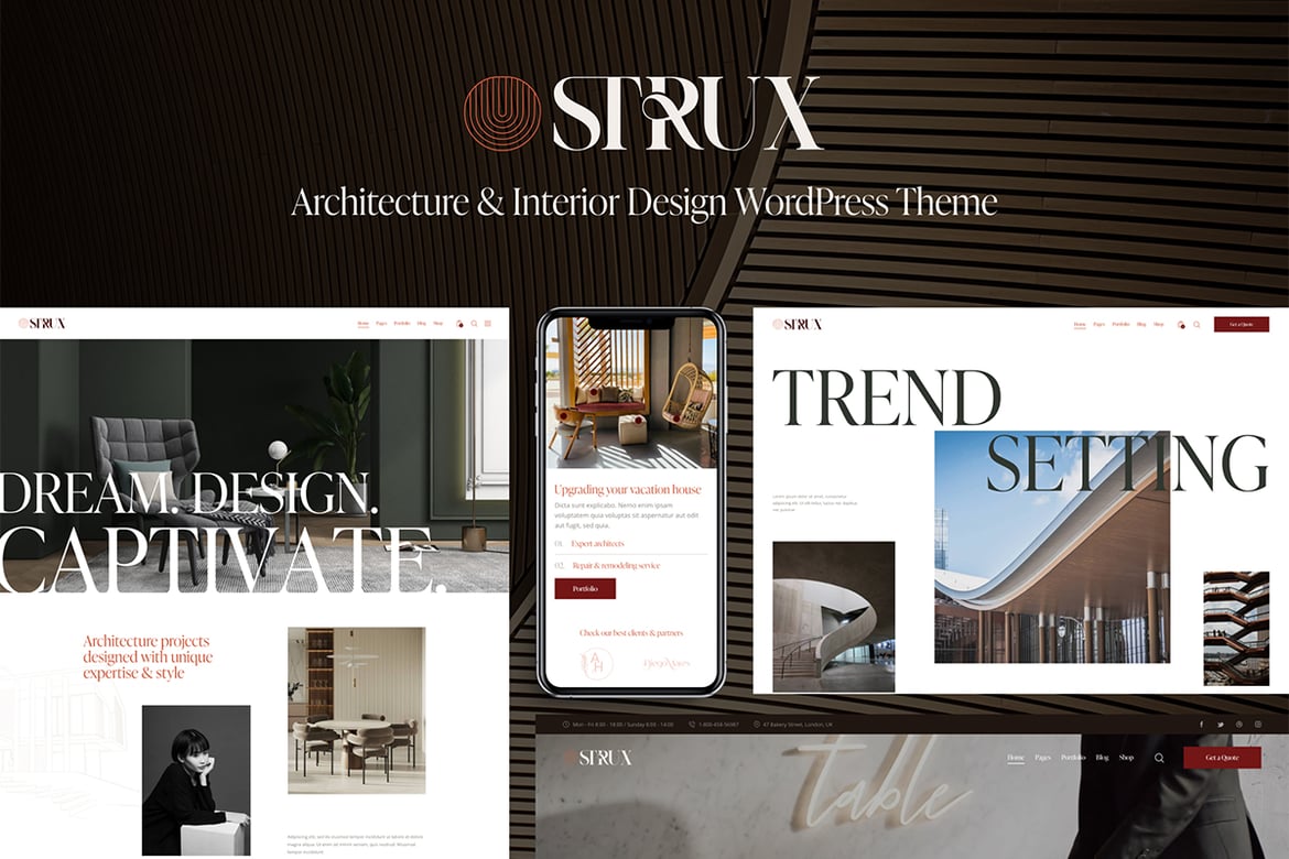 Strux: Tema WordPress Modern untuk Bisnis Arsitektur dan Desain