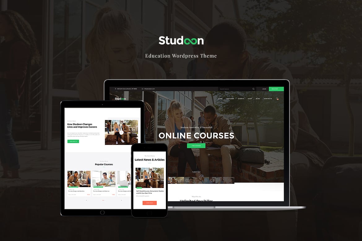 Tema WordPress Pendidikan Studeon: Solusi Modern untuk Lembaga Edukasi Anda