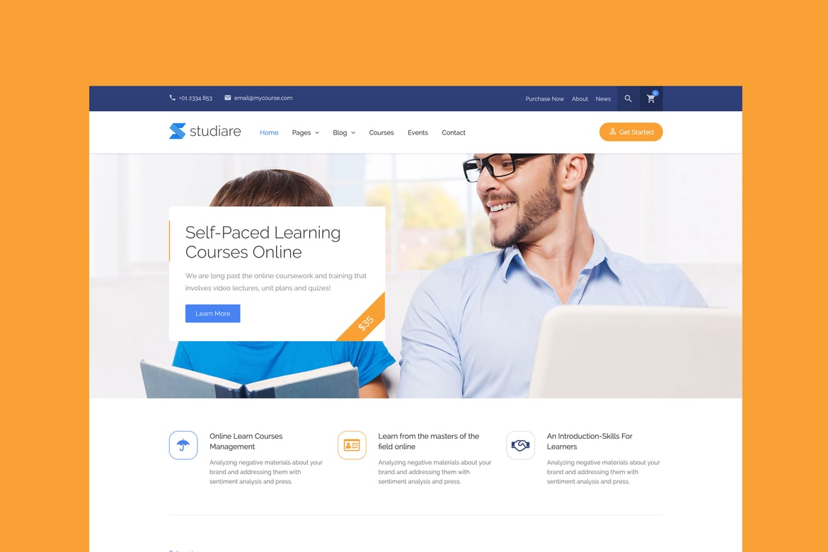 Template Website Pendidikan - Studiare yang Serba Guna