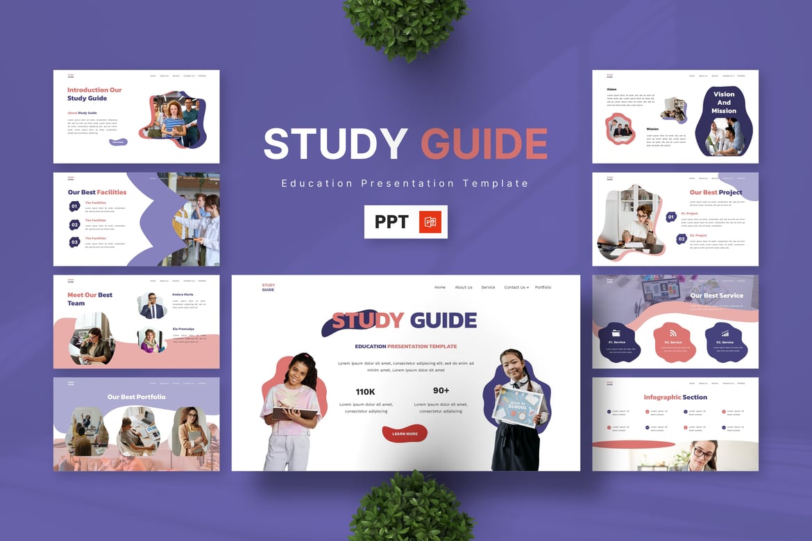 Template Powerpoint Presentasi Edukasi yang Menarik