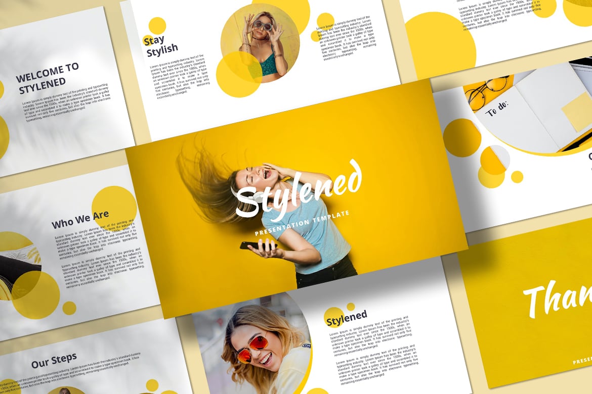 Template Powerpoint Stylened - Presentasi Menarik dan Profesional