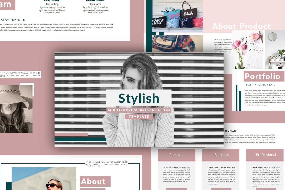 Template PowerPoint Stylish yang Elegan dan Modern
