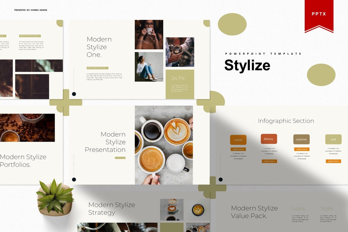 Template Presentasi Powerpoint Stylize - Solusi Kreatif untuk Semua Kebutuhan Anda