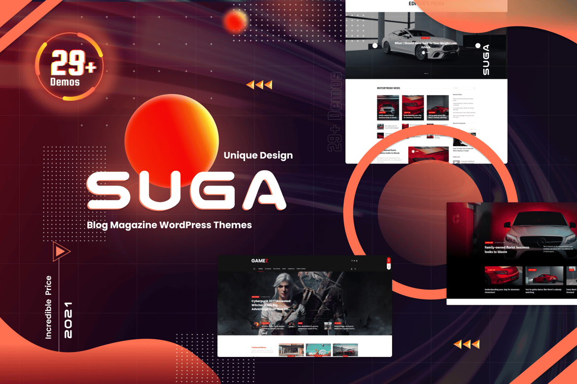 Suga: Tema WordPress Serbaguna untuk Berita dan Majalah