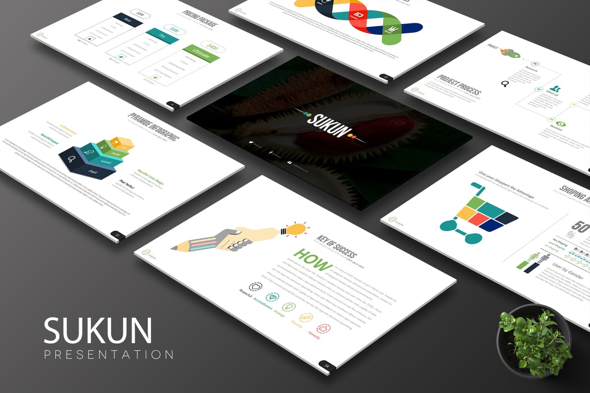 Template PowerPoint Sukun: Presentasi Kreatif untuk Segala Keperluan