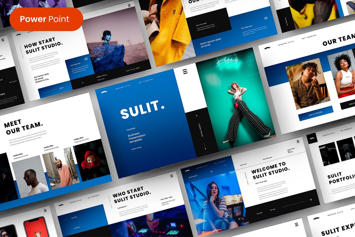 Sulit – Template PowerPoint Bisnis yang Menarik
