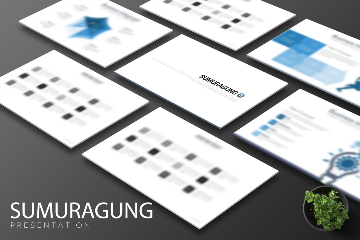 Template PowerPoint Sumuragung - Presentasi Kreatif dan Menarik
