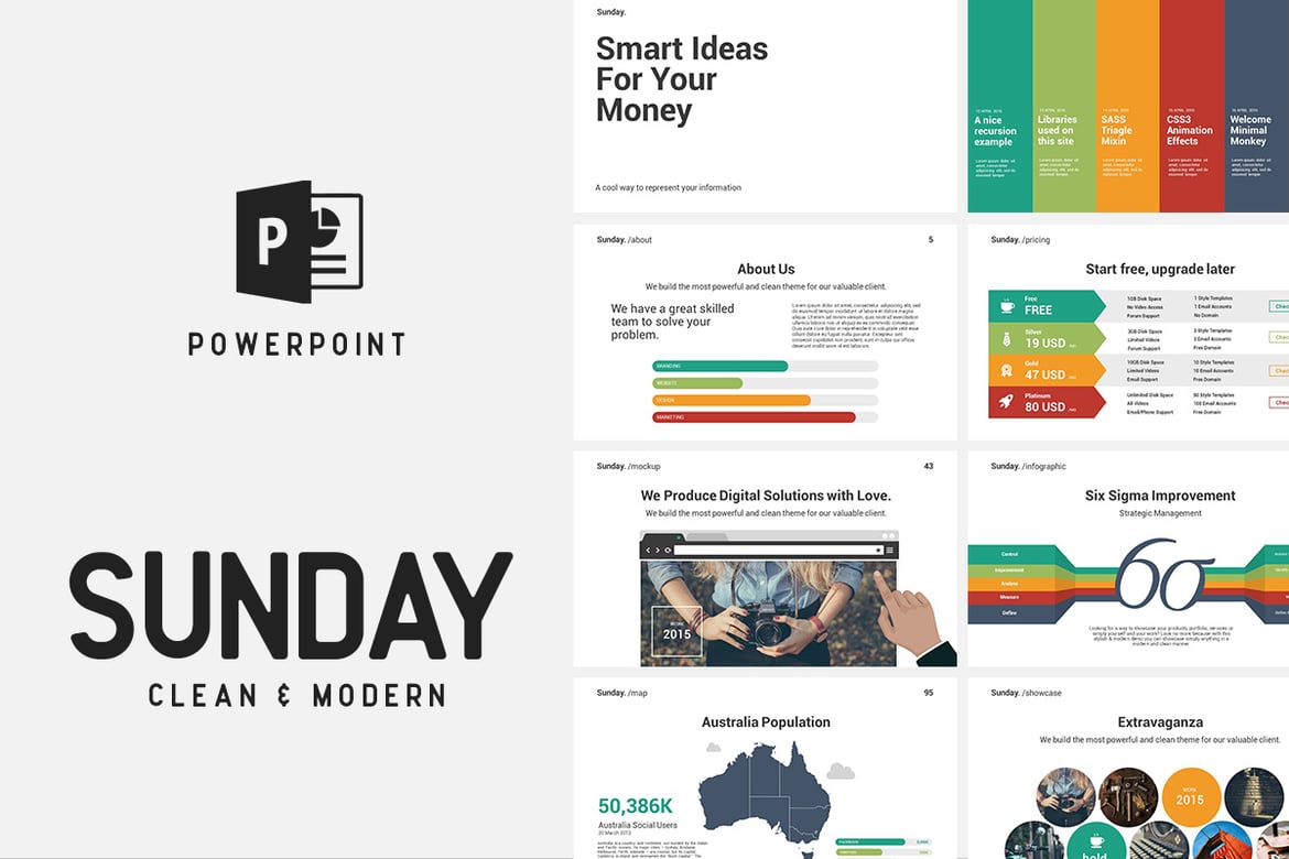 Template PowerPoint Modern untuk Presentasi Efektif di Hari Minggu