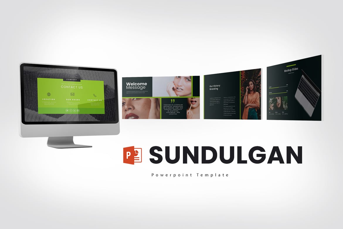 Template Presentasi PowerPoint SUNDULGAN yang Menarik