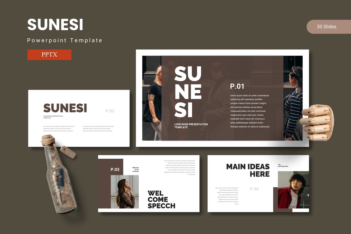 Template Presentasi Sunesi - PowerPoint yang Menarik dan Profesional