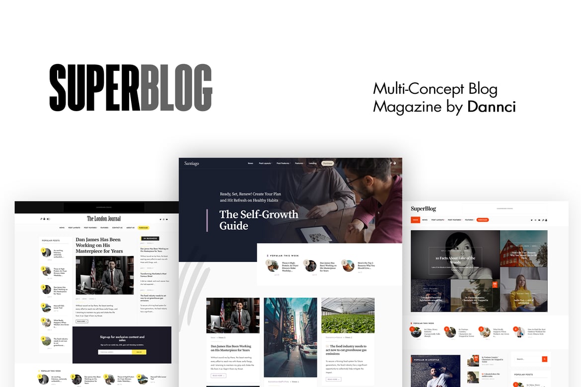 SuperBlog - Tema Blog & Majalah yang Kuat dan Fleksibel