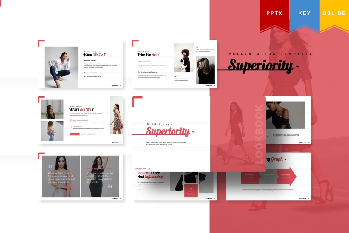 Template Presentasi Superioty untuk PowerPoint, Keynote, dan Google Slide
