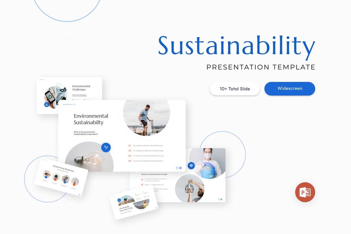 Template Powerpoint Ramah Lingkungan yang Menarik