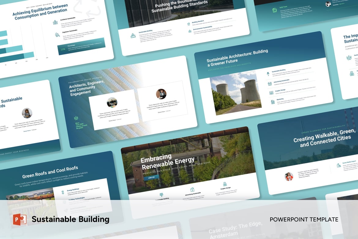 Template Presentasi Ramah Lingkungan - PowerPoint yang Menarik