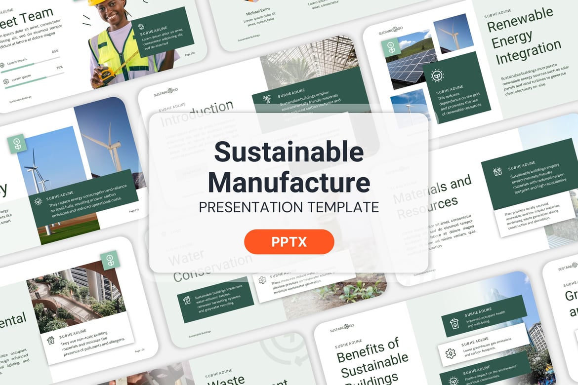 Template Powerpoint Ramah Lingkungan untuk Bisnis Anda