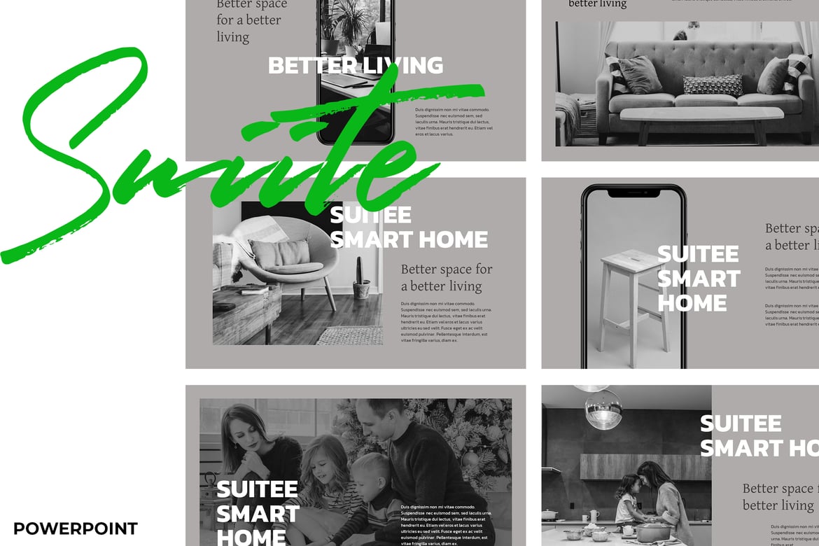 Template Powerpoint Suuite - Solusi Pemasaran Properti yang Menarik