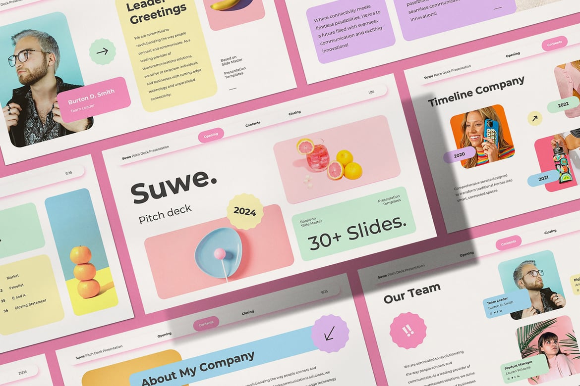 Template Presentasi Suwe - Powerpoint Modern dan Minimalis