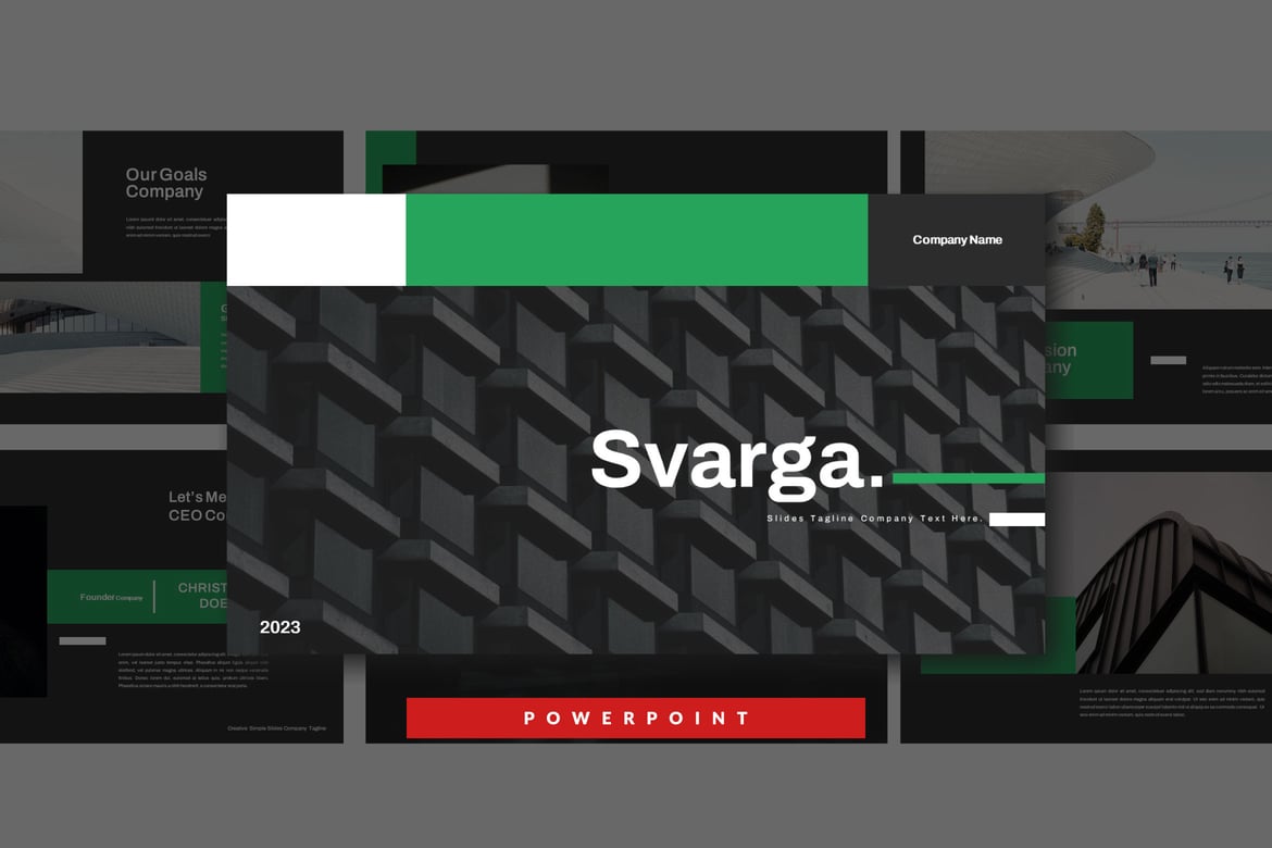 Template Presentasi Svarga untuk PowerPoint yang Menawan