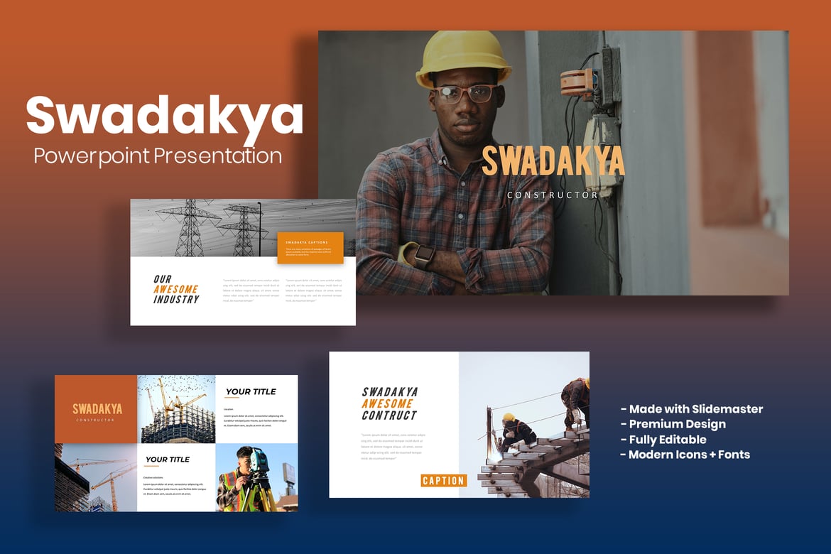 Swadakya - Template Powerpoint Menarik untuk Semua Kebutuhan